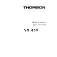 THOMSON VS459 Manual de Usuario
